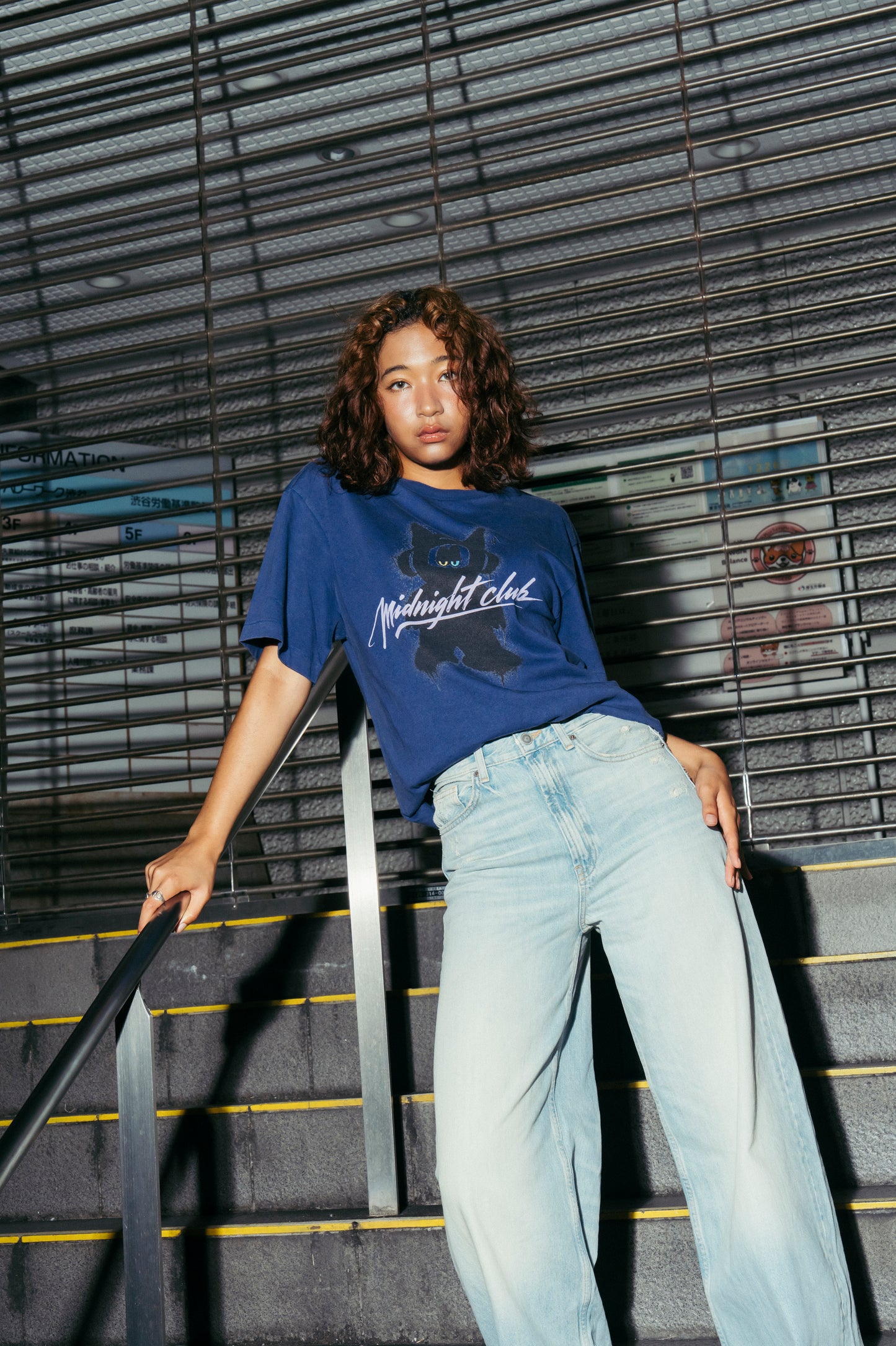 MIDNIGHT CREATURE TEE -Purple