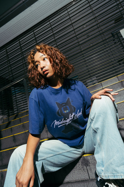 MIDNIGHT CREATURE TEE -Purple
