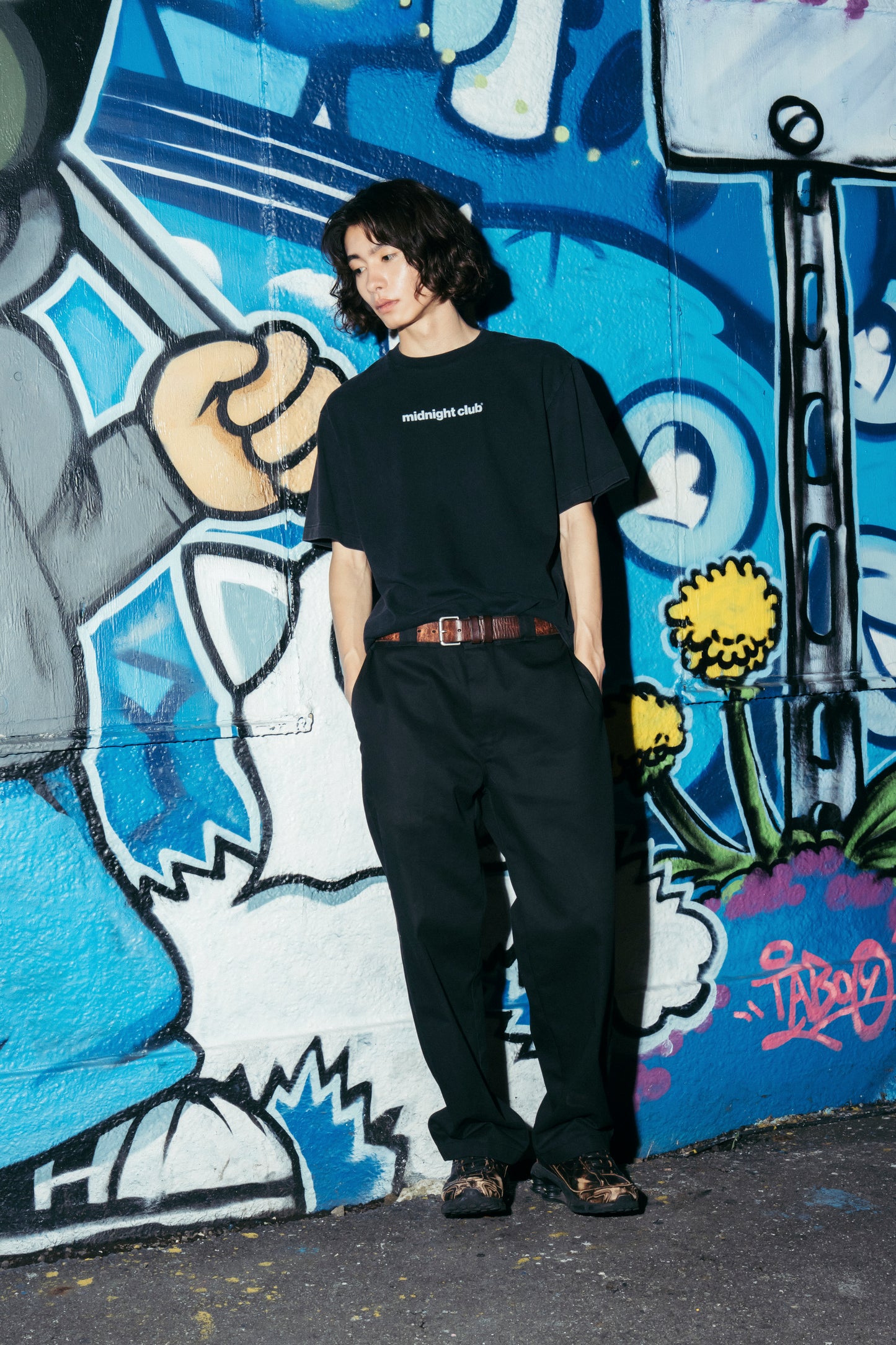 MIDNIGHT CLUB STANDARD TEE-Black