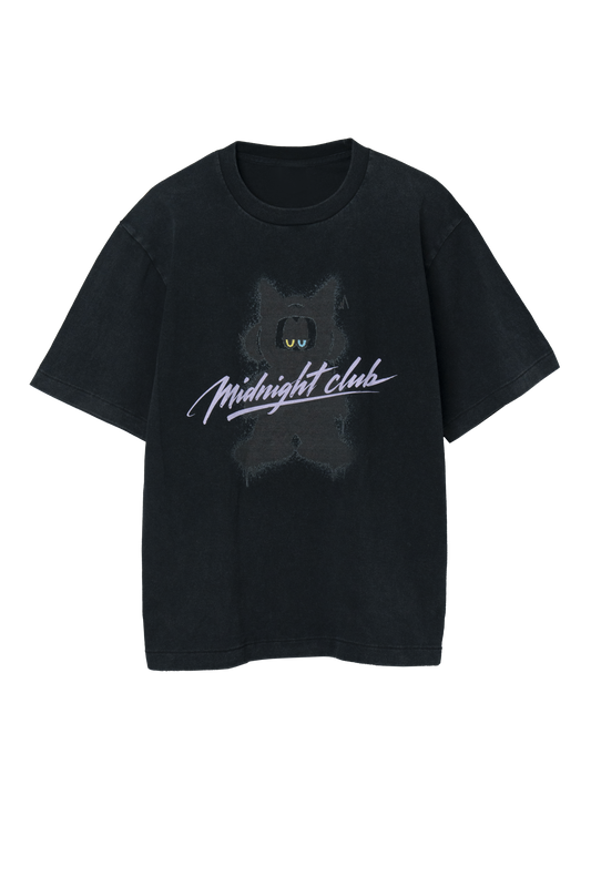 MIDNIGHT CREATURE TEE - Black
